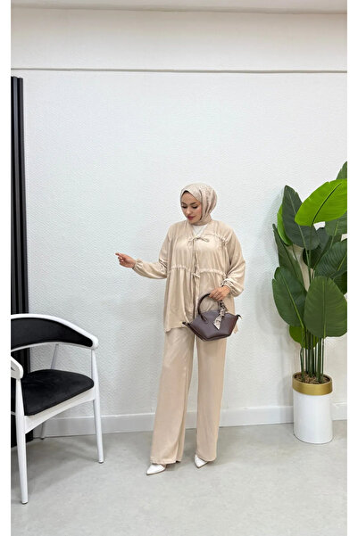 VOLT CLOTHİNG Hijab Top Set se šněrovacími kalhotami Ayrobin