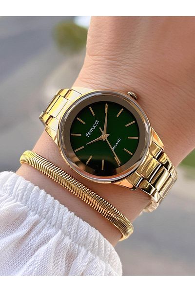 Ferrucci Steel Cord 2 Years Warranty New Season 30 Mt Water Resistant Women Wrist Watch B.03412.M08