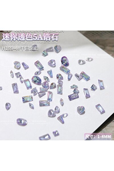 Choice 50 قطعة/حقيبة من أحجار الزركون الصغيرة 5A لتزيين الأظافر بأشكال متنوعة...