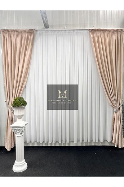 Metropolitan Concept Set of 2 Gravel curtains, worked on 10 cm wide rejansa