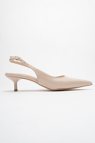 Ataköy Ayakkabı WOMEN'S POINTED TOE OPEN BACK STILETTO