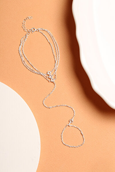 Elika Silver 925 Ayar Gümüş Zincir Şahmeran Bileklik