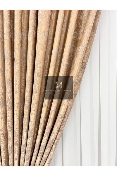 Metropolitan Concept Set 2 draperii Venti, lucrate pe rejansa lata de 10 cm