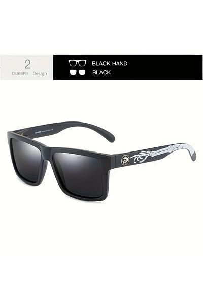 Choice Black2 DUBERY Polarized Sunglasses For Men And Women 9 Colors Model 805