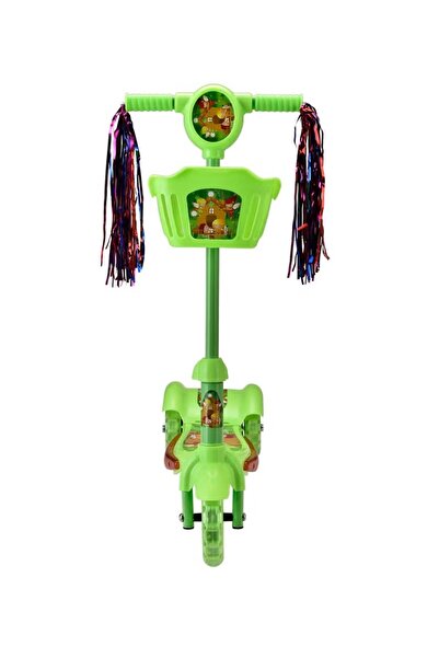 rexa سكوتر موسيقي بثلاث عجلات باللون الأخضر