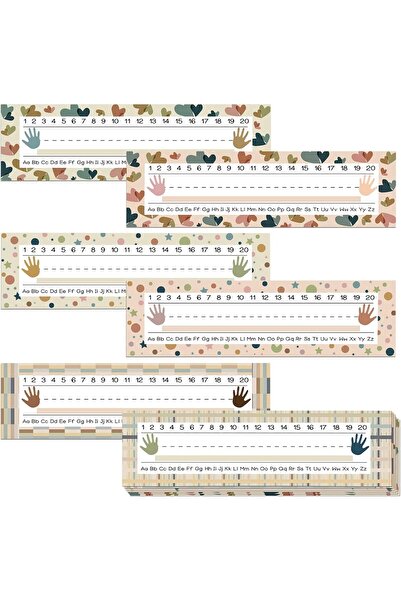 Lumely 60 قطعة من لوحات أسماء الطلاب، ملصقات الأسماء للوازم الفصل الدراسي، هد...