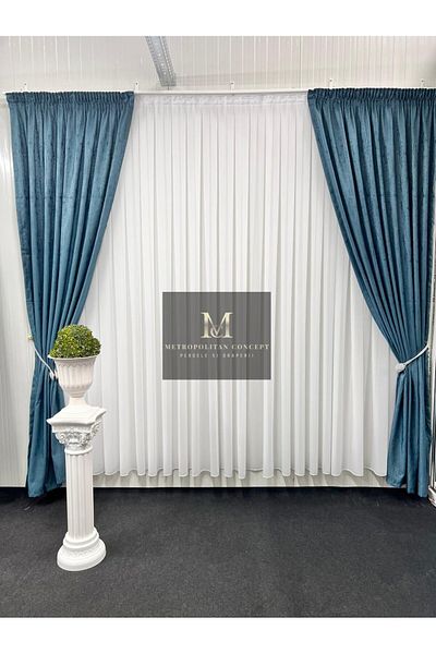 Metropolitan Concept Set of 2 Gravel curtains, worked on 10 cm wide rejansa