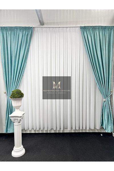 Metropolitan Concept Set of 2 Gravel curtains, worked on 10 cm wide rejansa