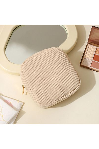 Choice A Fashion Makeup Lipstick Sanitary Napkins Case Mini Cosmetic Storage Pouch Women Ins Travel Organi.
