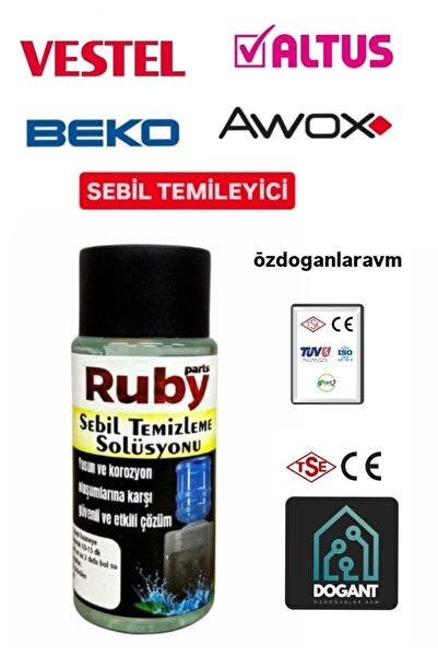 dogant özdoğanlar avm Su Sebil Bakteri Küf Koku Yosun Temizleme Solüsyonu 2 ADET