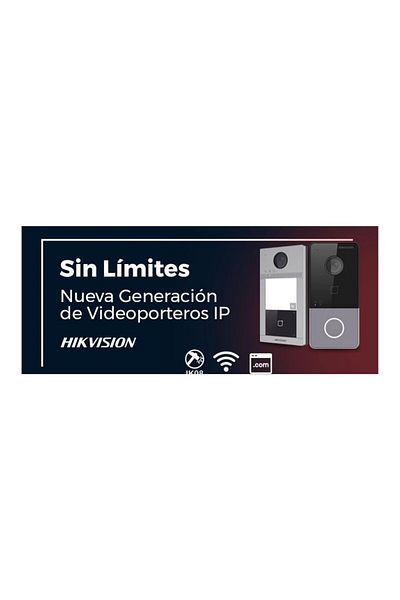 Hikvision WiFi Video Doorbell with App DS‑KIS604‑S