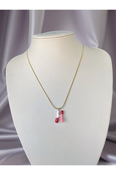 MODA H Harfi Çelik Kolye