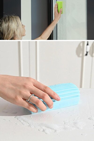 Buffer ® Moist Duster Sponge Cleaning Sponge for Bathroom, Kitchen and Car