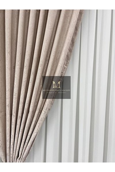 Metropolitan Concept Set of 2 Gravel curtains, worked on 10 cm wide rejansa