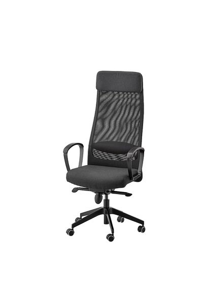 dalip Scaun de birou rotativ, executiv, ergonomic, înălțime și înclinare reglabile, negru
