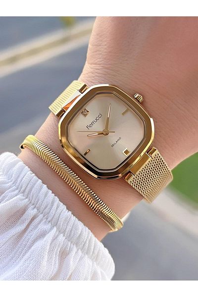 Ferrucci Steel Cord New Season 30 Mt Water Resistant Women's Wristwatch B.03412.M05