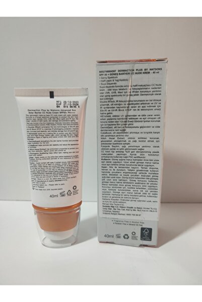 DERMACTION PLUS BY WATSONS Mat CC Krem Spf50 40 ml