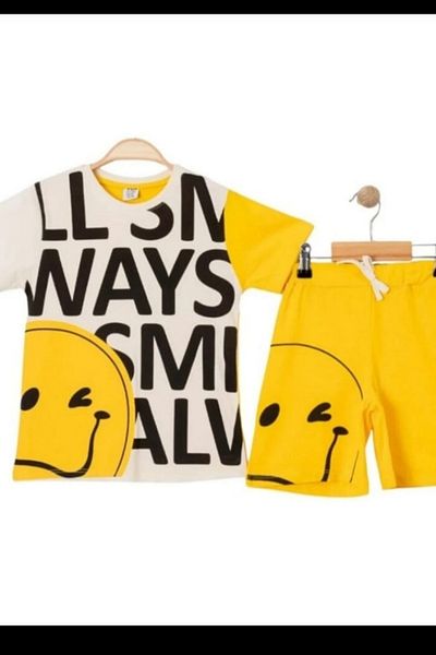 fourcloversfashion Boy's Combed Cotton Bottom Top Set