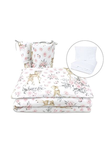 MimiNu Спално бельо за детско креватче от 5 части, MimiNu, За детско креватче...