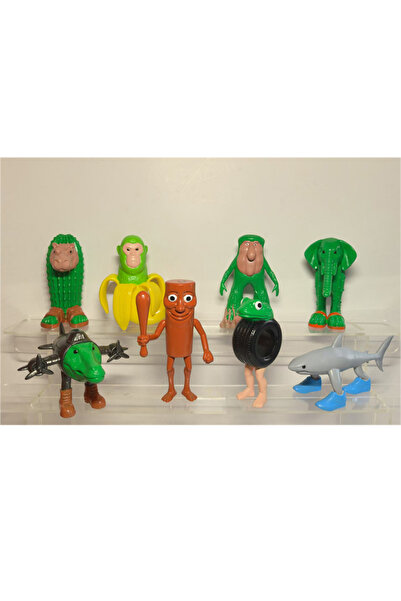 Choice 8pcs 8pcs TungtungtungSahur Italian Brainrot Wooden Stick Dolls Ornaments Desktop Decor Tralalero Tr