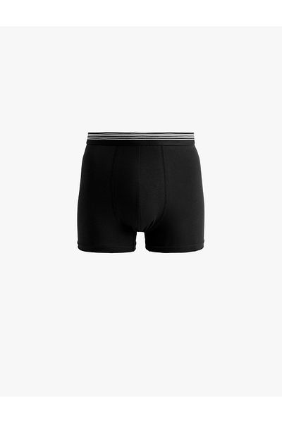 Koton Cotton 3-Piece Boxer Set with Rubber Detail