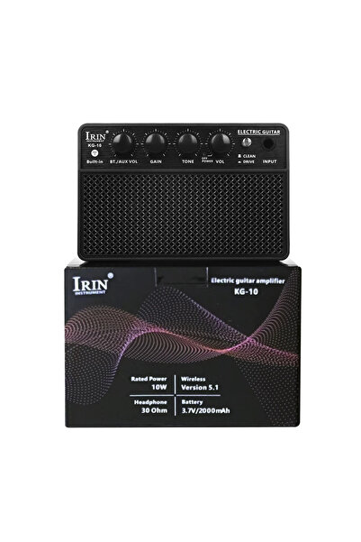 Choice KG-10 IRIN KG-10 Pro Guitar Amp｜50W Bluetooth 5.0｜10h Rechargeable｜All...