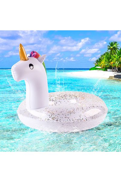 Choice Unicorn 1PC Unicorn Shaped Pool Floats, Adult Summer Thick Swimming Ring, Suitable For Summer Pool P