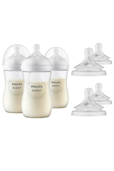 Philips Avent Set 3 x biberoane anticolici, Philips Avent, Response, 260 ml