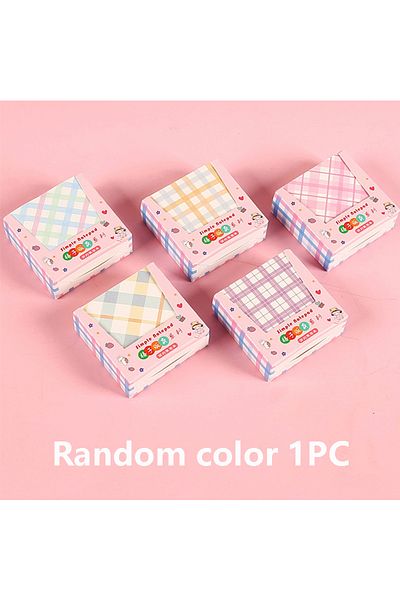 Choice Random color 1pc 200pcs Style Pattern Sticky Notes，element notepad, non-sticky notepad ledger, ledge