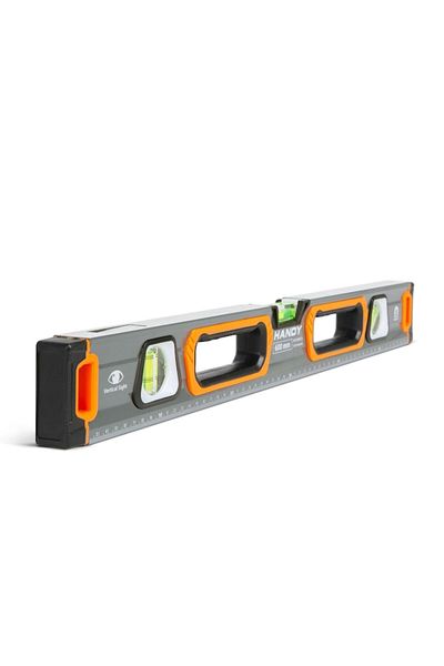 Primlife Handy Level with Ruler and Mirror Bubble, 600 Mm