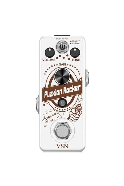 Choice Plexion Dist VSN LEF-324 Guitar Plexion Distortion Effect Pedal for Guitar & Bass with Bright and No