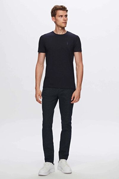 Twn Μπλουζάκι με εμπριμέ μονόχρωμο μπλουζάκι με λεπτή εφαρμογή