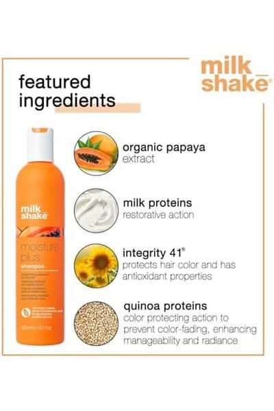 Milkshake milk_shake Moisture Plus Shampoo, 10.1 Fl Oz (Pack of 1)