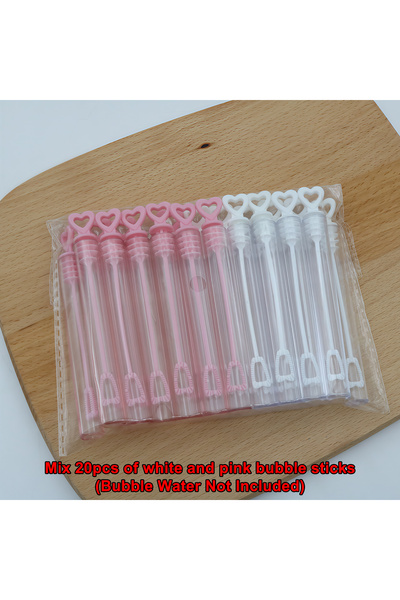 Choice 20 قطعة من أنابيب عصا على شكل قلب حب، 20/50 قطعة، زجاجة صابون فقاعات، ...