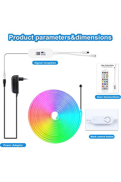 Choice 10M EU GRB Sets RGB LED Strip Lights 3/5/10M Tuya Smart App Bluetooth Music Sync Color Changing Flex