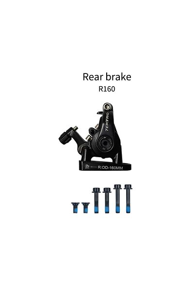 Choice Rear Brake TEKTRO MD-C550 Mechanical Disc Brakes Dual-Pivot Caliper for Road And Gravel Bikes Leathe
