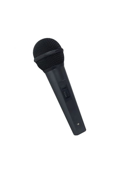 FOXMAG24 Microfon dinamic unidirecțional, lungime cablu 2m, greutate 200gr, negru