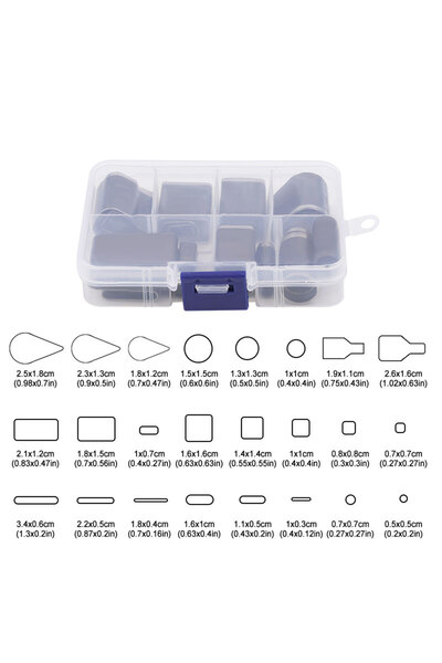 Choice 24 نمط MIUSIE 1 مجموعة أداة ثقب الجلود للأحزمة بأشكال متعددة أداة ثقب ...
