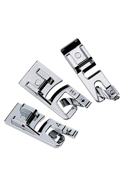 Choice 3pcs 3PCS Narrow Rolled Hem Sewing Machine Presser Foot Set (3mm, 4mm ...