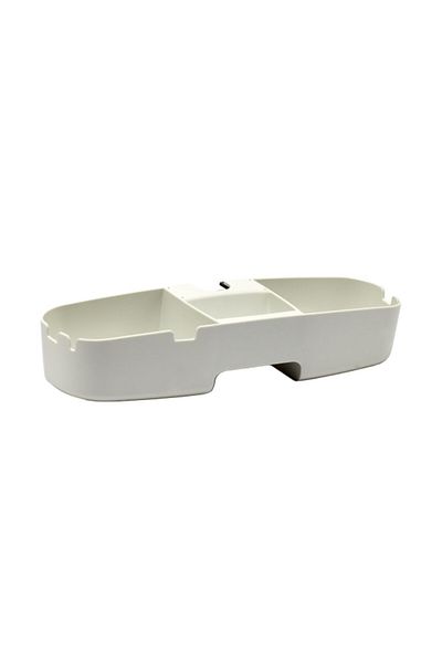 Prima Nova 3-Compartment Sleek Design Plastic Drippy Shower Basket