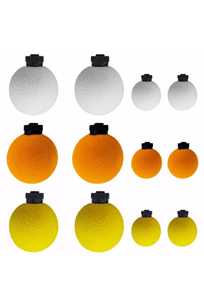 Choice 3 ألوان و2 حجمين، 12 قطعة من مؤشرات الضربة الدائرية الشكل لصيد الأسماك...