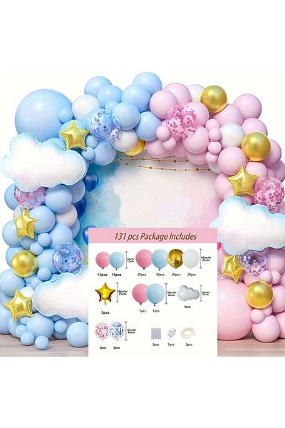 Choice Other MULTI 131PCS Balloon Garland Arch Kit, Shower Decoration Birthday Party Anniversary Graduation