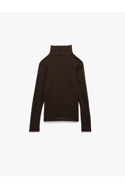 Koton Slim Fit Turtleneck Long Sleeve T-Shirt