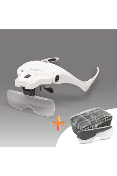 Briggs Lupă de cap cu iluminare LED și lentilă dublă -