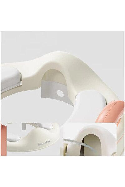 Flippy Capac de toaletă cu reductor, rabatabil, pentru copii, cu mânere, model ursuleț de pluș, plastic durabil, știft