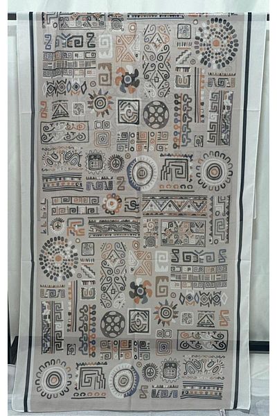 Shawl Passion Retro Pattern Poly Shal