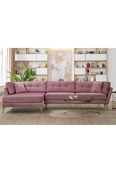 Vivense MAPA KÖŞE KOLTUK, PEMBE, SOL KÖŞE