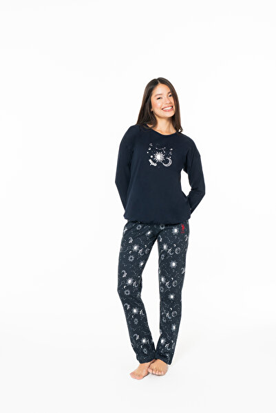 U.S. Polo Assn. U.S. Polo Assn. Women's Navy Blue Pajama Set