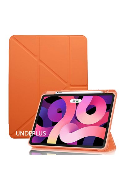UnDePlus Apple iPad Air 11Inch M2/M3 2025-2024 Case Trifolding Case with Pen Compartment
