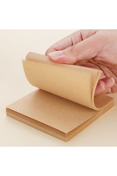 Choice 1PC 80 Sheets Sticky Stationery Notepad Office bookmark Sticky notes Posted it Khaki kawaii design